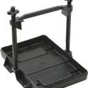 Attwood 9097-5 Heavy-Duty Adjustable Battery Tray, Black All-Plastic, Rust-Proof, Fits Group 24 Batteries