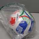 adidas FIFA World Cup 26 Trionda Soccer Ball (4, White/Vivid Red/Glory Blue/Green)