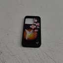 Wildflower Cases - Compatible with Apple iPhone 16 Pro | Protective Black Bumper, 4ft Drop Test Certified, Women Owned Small Business | Hummingbird - Bird Nature Pink Floral Aesthetic Trendy Cute