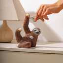 2 x Goody Products Magnetic Key Holder, Cute Magnetic Lazy Sloth Statue Keychain Securely Keep Keys and Metal Objects in Place | Best for Home, Living Room & Apartment Decor