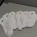 inhees Women's Ankle Crew Cotton Socks - 6Pairs Cute Fun Heart Casual Athletic Socks - Mother Gifts for Mom (Size 6-9)