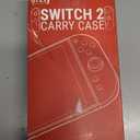 Orzly Case Compatible with Nintendo Switch 2 Protective Carry Case (2025 Model) with Screen Padding, Game Card microSD Pockets for Console and Accessories Screen Size 7.9" - Gift Boxed (Black)