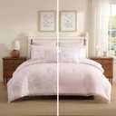 Laura Ashley - Twin Comforter Set with Pillowcases, Shams & Pillow Covers