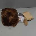 Swiking Mens Short Brown Wig Layered Synthetic Reality Hair 80s Costume Wigs Daily Replacement Wig for Male Guy (Brown)