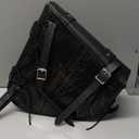 RiderVibe Motorcycle Saddle Bags Synthetic Leather Motorcycle Solo Swing Arm Bag Waterproof
