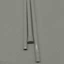 AIZESI Tension Curtain Rod Spring Tension Rods for Windows 28 to 48 Inch, No Drilling, 7/8" Diameter, White Adjustable Curtain Rod, Small Shower Curtain Rod for Bathroom, Doorway, Closet, Kitchen