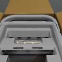 JOYMOOP Mop and Bucket with Wringer Set, Hands Free Flat Floor Mop and Bucket, 60" Mop with 3 Reusable Microfiber Pads, Wet and Dry Use, Floor Cleaning System