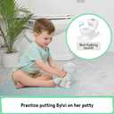 Ingenuity My Size Potty Training Toilet Kit with Sylvi Potty Training Book, Makes Learning Fun with Sticker Chart, Plush Toy, Mini Toy Potty, Full-Sized Toddler Toilet with Removable Potty Seat