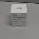 Nessus Reusable Kit for Nespresso Pods Vertuo, Reuse Old Coffee Pods for Nespresso Vertuo: 100 Pcs Aluminum Foil Seal Lid, Holder, Brush, Refillable Vertuo Plus Next Capsule Machine(No Pods Come)