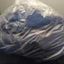 Homguava 3FT Bean Bag Chair: 3' Bean Bags with Memory Foam Filled, Large Beanbag Chairs Soft Sofa with Dutch Velvet Cover-Blue, 3FT-36"x36"x22"
