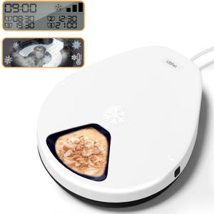 UBPET Automatic Cat Feeder Wet Food, 2025 Upgraded Refrigerated Auto Cat Feeder with Semiconductor Cooling, 4 Days Freshness 5 Meals, Pet Food Dispenser for Cats and Small Dogs, Easy to Clean(White)