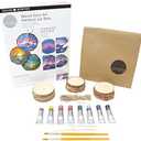 Daler Rowney Simply Creative Wood Painting Art Set - DIY, Fun Activity, Make Your Own Art Kit - Ideal Gift Set for Artists, Beginners, and Hobbyists