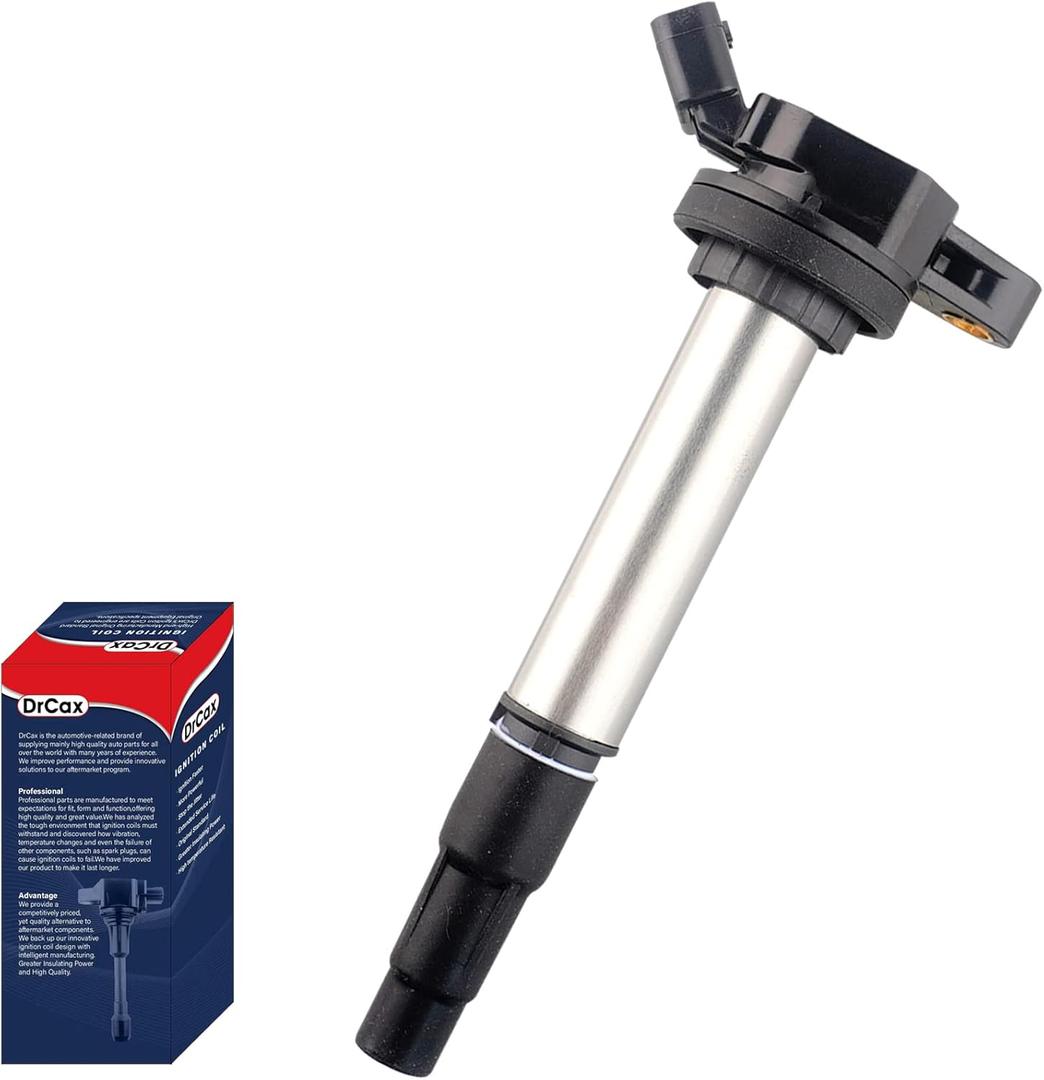 OEM Ignition Coil UF619,UF596 Compatible with Toyota, Scion, Lexus Vehicles Corolla, Matrix Prius V Plug-In Vibe xD CT200h - Replaces 90919-02258,90919-02252,C1714 - L4 1.8L Engines - 1 Pack