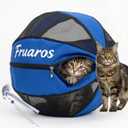 Outdoor Cat Exercise Ball 2.0, Breathable Interactive Rolling Toy for Indoor & Outdoor Play, Durable Lightweight Cat Play Ball for Exercise & Enrichment