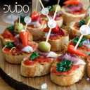 2 x Cocktail Toothpicks for Appetizers - (Pack of 320) 4.75 Inch Decorative Toothpicks for Appetizers, Cocktail Picks for Drinks  Fancy Toothpicks for Appetizers (White)