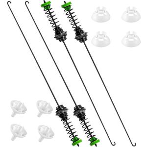 UpgradedSets 4Pcs W11130362 WTW5000DW3 WTW5000DW2 MVWX655DW1 MVWC565FW0 Washer Suspension Rod Kit for Whirlpool Maytag Bravos Top Load Washer W10594080 W10735786 W10748956 W10780040 | 23.3in