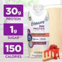 Ensure Max Protein Shake | Cherry Cheesecake | Ready to Drink | 30g Protein for Muscle Health | 1g Sugar, 4g Fiber | 11 fl oz, 12 Pack (EXP 02/01/27)