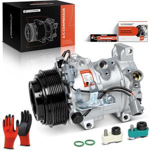 A-Premium Air Conditioner AC Compressor with Clutch Compatible with Toyota Avalon 3.5L 2007-2012, Camry 3.5L 2007-2011, Sedan
