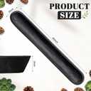 Sawysine 40 Inch Wooden Dough Bowl Decoration Long Bread, Black