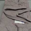 Prite Quilted Tote Bag for Women, Lightweight Puffer Tote with Zipper, Travel Work Nurse Gym Bag(Purple)