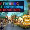 LED sign, scrolling sign 40" x 14", WiFi perfect tool for advertising, color message board programmable for indoor and outdoor use