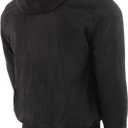 Milwaukee Leather Men's Streetguard Riding Hoodie - Aramid Reinforced with CE Shoulder and Elbow Armor - X-Large Black (Black, XL)