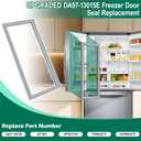 [2 PACK] DA97-13015E Refrigerator Door Gasket Replacement Compatible with Samsung Refrigerator Parts Door Seal, Replaces RF28HDEDPWW RF28HFEDBSR RF28HDEDBSR RF23HCEDTSR Fresh Food Door Gasket