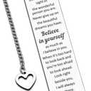 2 x Daughter Gifts from Mom Dad, Stocking Stuffers for Teen Girls Birthday Gifts for Daughter Bookmarks for Reading Women Valentines Graduation Gifts for Girls 21th 18th Birthday Gifts