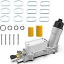 926-876 Aluminum Engine Oil Cooler, Oil Filter Housing Adapter For 2011-2016 Chrysler 200 300, Dodge Charger Challenger Journey, Jeep Wrangler Grand Cherokee, Ram ProMaster 1500, Replace# 68105583AF