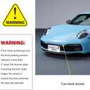 Heavy Duty Front License Plate Bracket Compatible with Porsche Cayenne 2003-2018, Anti-Theft No Drill Front Tow Hook License Plate Holder Waterproof Replacement Frames Accessories
