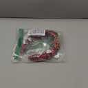 boderier Christmas Headbands for Women Red Plaid Headband Jeweled Crystal Wide Knotted Headband Xmas Holiday Hair Accessories Gifts (Red Plaid)