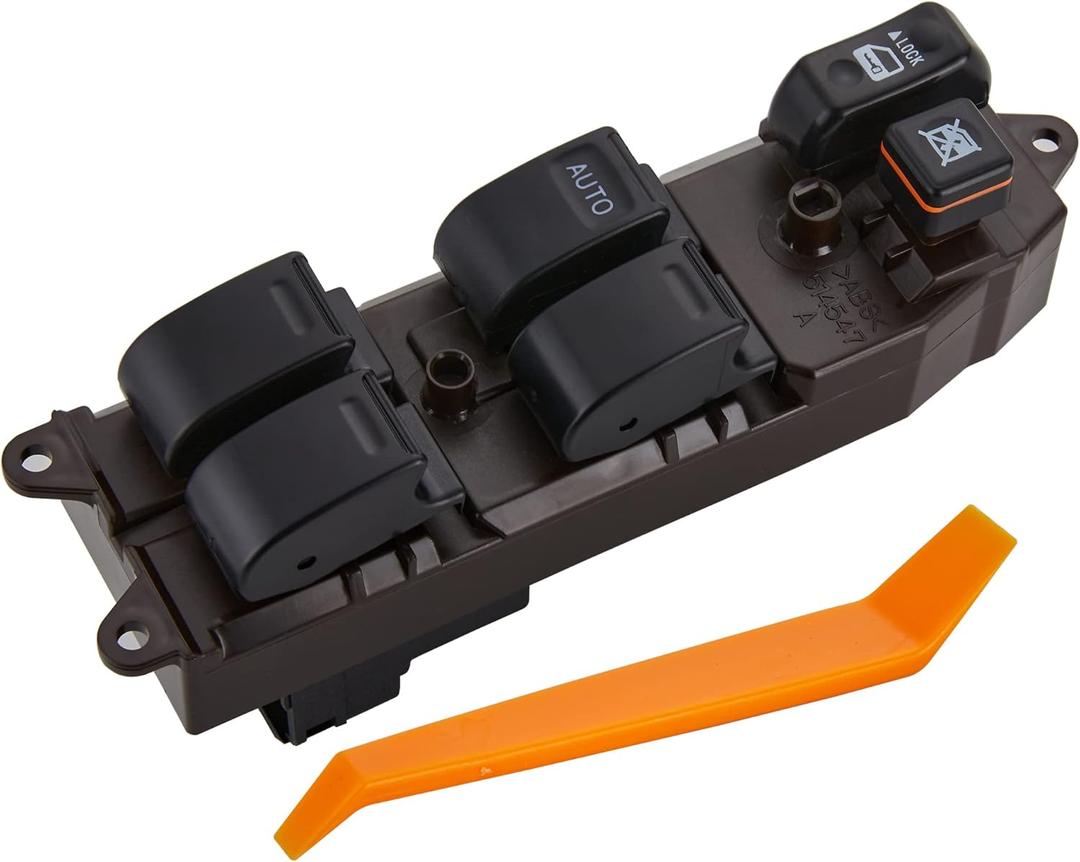 84820AA070 Power Window Switch Fits for Some car Models of 2002-2006 Toyota Camry,03-08 Corolla/Matrix, 2004-09 Sienna, 05-07 Tacoma, 04-06 Scion xA/xB,Driver Side Control Door vidrios Master.