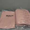 Bedsure Twin Comforter Set Pink for Women - Bed in a Bag Twin Size Bedding 5 Pieces, GentleSoft Pintuck Bed Set Gift for Family, Pinch Pleat Pink Comforter with Sheets, Pillowcase & Sham