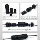 Starlink Ethernet Adapter Kit: IP68 Waterproof and Lightning Protection RJ45 Coupler for Starlink Mini Network LAN Cable Extender - Suitable for Repair and Extend Network Cables (PoE not Supported)