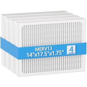 14 x 17.5 x1.75 MERV 13 Replacement Dehumidifier Filter Compatible with Honeywell DR90 & DR120 Dehumidifiers (50070171-002) 4 Pack