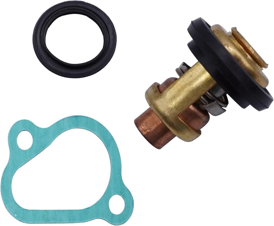 Outboard Thermostat kit BF20hp Thru 130hp 19300-ZV5-043 with Gasket 19351-ZV5-000 Replaces Honda