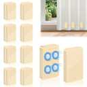 16pcs Outdoor Curtain Weights, Upgraded Heavier-Duty Waterproof Curtain Magnets Weights Outdoor, for Home Patio Drapery, Shower, Flags, Tablecloth to Stop Heavy Wind, Beige