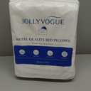 JOLLYVOGUE Pillows King Size Set of 4, Washable Supportive Bed Pillows with Super Soft Down Alternative Fill, Luxury Fluffy Hotel Quality for Side, Back, and Stomach Sleepers