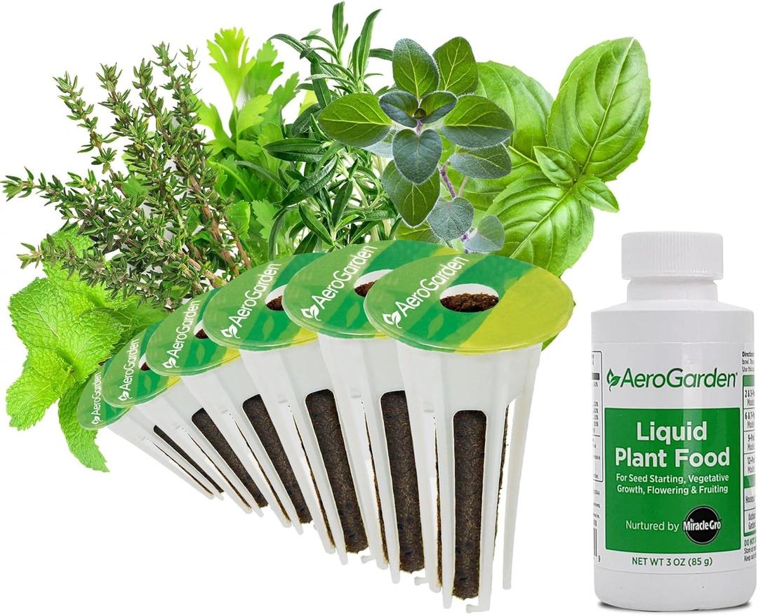 AeroGarden Assorted Italian Herb Seed pod Kit, 6Pod