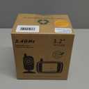 HelloBaby Video Baby Monitor with Camera and Audio, 3.2Inch LCD Display, Infrared Night Vision, Two-Way Audio and Room Temperature Monitoring,Lullaby,Sound Activated Screen