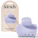 Kitsch Hair Clips for Women - Strong Hold Claw Clips for Women | Non-Slip, Durable Plastic | Stylish Hair Accessories for Everyday Use - Hydrangea Breeze, 1pc