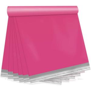 Pink Poly Mailers 14.5X19 100 Pack, Strong Adhesive Shipping Envelopes for Clothing/Shirt, Poly Bags for Small Businesses, Waterproof Mailing for Shipping, Packages Bags
