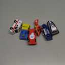 Tub Works® Emergency™ Cars Light Up Bath Toys, 6 Pack | Water-Activated Light Up Toys Flash & Change Color | Soft, Squeezable Baby & Toddler Bath Toys | Sensory Toys with Bath Lights for Kids Bath