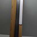 BlastHome Non-Adjustable Luxury Curtain Rods for Windows, 1  Rod Set, 9 foot Fixed Length (Two Rods Connect for a Seamless Look), Brushed Dark Brown