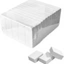 Karlash Nail Mini White Buffer Block File 80/100 Grit 2 Sided (58 pcs White)