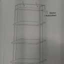 4-Tier Ladder Shelf Leaning Bookshelf withAnti-falling Baffle Wood Bookcase Black
