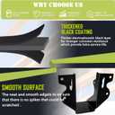 20PCS 2" X 4" Joist Hanger 18 Gauge Galvanizing Face Mount, Hurricane Tie for Wood Floor Deck and Ceiling Joists