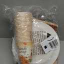 169PCS Friendsgiving Party Supplies Thanksgiving Disposable Dinnerware Set Paper Plates, Napkins, Cups, Cutlery, Tablecloth for Thanksgiving Party Decorations, Serve 24