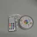 LOFTEK Submersible LED Lights with Remote, 13 LED Pool Lights for Inground Above Ground Pool with Magnets &Suction Cups,16 Color Changing Underwater Light for Ponds Battery Operated, 1 Pack