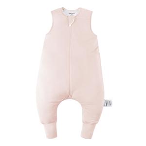 BubblePanda Rayon Made from Bamboo Toddler Sleep Sack with Feet 24-36 Months 0.5 Tog Ultra Soft Toddler Sleeping Sack 2t-3t Baby Sleep Bag Walker Wearable Blanket with Legs 2-Way Zipper Lightweight (Blush), L